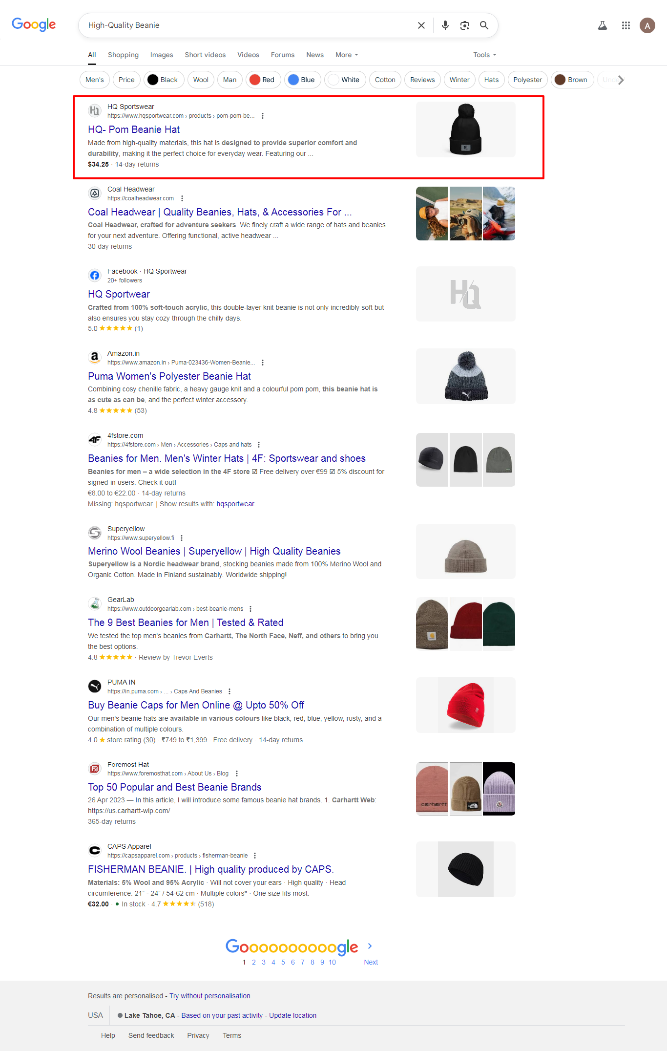 High Quality Beanie